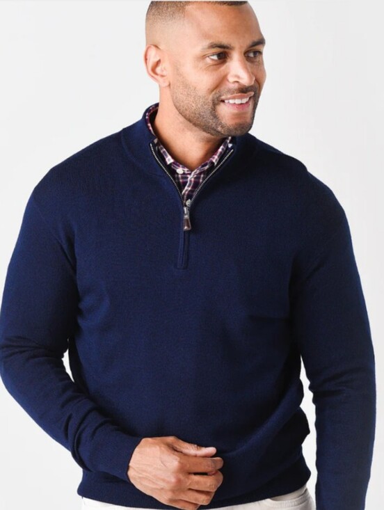 Peter Millar Other - Peter Millar Crown Soft Cotton Silk Quarter Zip Pullover Sweater